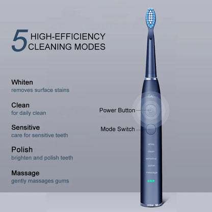 Seago Electric Sonic Toothbrush USB Rechargeable