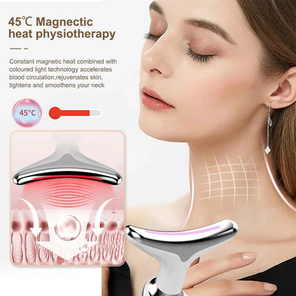 Facial Microcurrent EMS Neck Face Lifting Anti Wrinkle Remover