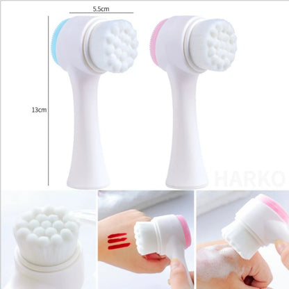 Silica Gel Facial Brush Double Sided