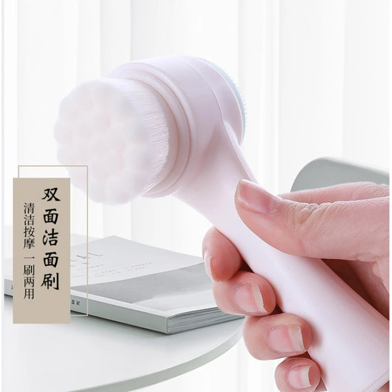 Silica Gel Facial Brush Double Sided